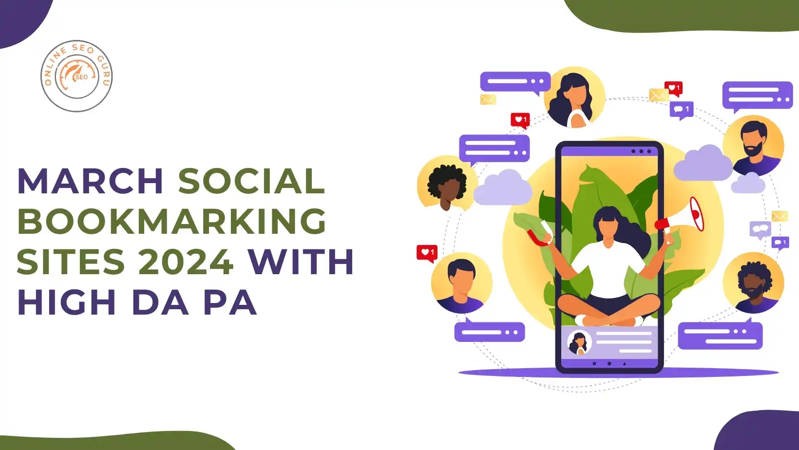 March Social Bookmarking Sites 2024 with High DA PA